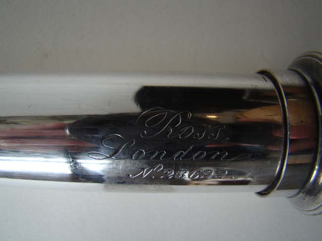 A very fine English "Officer-of-the Watch" type Mariner's Telescope with Nickel Silver mounts by Ross of London circa 1880. — image 4